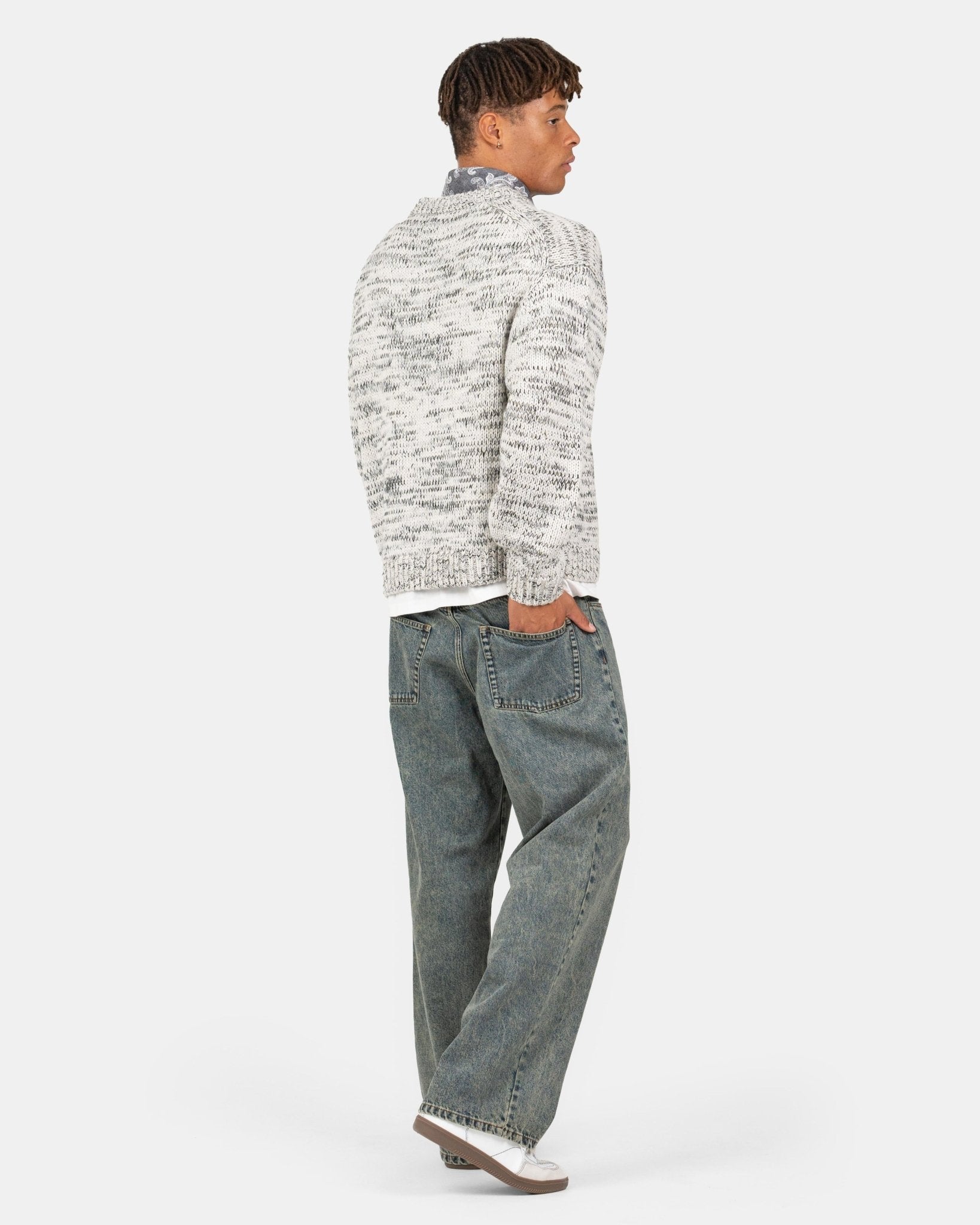 Heavy Knit Structured Grey | Skagen - clothing.dk